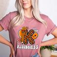 Unity Day Shirt Kindness Orange Teacher Kids Be Kind Women's Heather T-Shirt Heather Mauve Unity Day Shirt Kindness Orange Teacher Kids Be Kind Women's Heather T-Shirt Heather Mauve