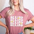Unity Day Shirt Orange Kids Teacher 2023 Be Kind Groovy Women's Heather T-Shirt Heather Mauve