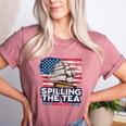 US History Teacher Boston Spilling The Tea Since 1773 Women's Heather T-Shirt Heather Mauve US History Teacher Boston Spilling The Tea Since 1773 Women's Heather T-Shirt Heather Mauve