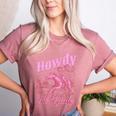 Vintage Howdy First Grade Cowgirl Teacher Western School Women's Heather T-Shirt Heather Mauve