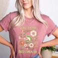 Weird Teachers Build Character Frog Reading Book Librarian Women's Heather T-Shirt Heather Mauve