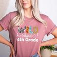 Wild About 4th Grade First Day Of School Teacher Student Women's Heather T-Shirt Heather Mauve Wild About 4th Grade First Day Of School Teacher Student Women's Heather T-Shirt Heather Mauve