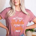 Will Trade Students For Candy Halloween Costume Teacher Women's Heather T-Shirt Heather Mauve Will Trade Students For Candy Halloween Costume Teacher Women's Heather T-Shirt Heather Mauve