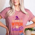 Which Witch Is Which Halloween For Women Men English Teacher Women's Heather T-Shirt Heather Mauve Which Witch Is Which Halloween For Women Men English Teacher Women's Heather T-Shirt Heather Mauve