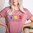 Women Art Teacher Back To School Artist Primary Color Theory Women's Heather T-Shirt Heather Mauve Women Art Teacher Back To School Artist Primary Color Theory Women's Heather T-Shirt Heather Mauve