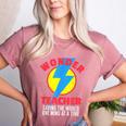 Wonder Teacher Costume Shirt Teacher Halloween Costume Tee Women's Heather T-Shirt Heather Mauve