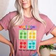 What Zone Are You In How Are You Feeling Teacher Women's Heather T-Shirt Heather Mauve What Zone Are You In How Are You Feeling Teacher Women's Heather T-Shirt Heather Mauve
