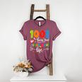 100 Days Of Living That 2nd Grade Life Boy Girl Teacher Women's Heather T-Shirt Heather Maroon 100 Days Of Living That 2nd Grade Life Boy Girl Teacher Women's Heather T-Shirt Heather Maroon