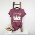 1st Grade Boo Crew Groovy Halloween Floral Ghost Kid Teacher Women's Heather T-Shirt Heather Maroon 1st Grade Boo Crew Groovy Halloween Floral Ghost Kid Teacher Women's Heather T-Shirt Heather Maroon