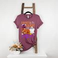 4th Grade Boo Crew Teacher Student Halloween Costume Women's Heather T-Shirt Heather Maroon