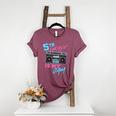 5th Grade Is My Jam Vintage 80s Boombox Teacher Student Women's Heather T-Shirt Heather Maroon