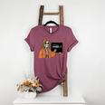 67 Math Teacher Skeleton Halloween Root 4489 Messy Bun Women Women's Heather T-Shirt Heather Maroon 67 Math Teacher Skeleton Halloween Root 4489 Messy Bun Women Women's Heather T-Shirt Heather Maroon