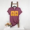 67 Meme Teacher Science Periodic Table Retro Vintage Women's Heather T-Shirt Heather Maroon