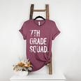 7th Grade Squad Back To School Student Teacher Women's Heather T-Shirt Heather Maroon 7th Grade Squad Back To School Student Teacher Women's Heather T-Shirt Heather Maroon