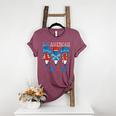 All American Teacher Pencil Coquette Bow USA Flag Teachers Women's Heather T-Shirt Heather Maroon All American Teacher Pencil Coquette Bow USA Flag Teachers Women's Heather T-Shirt Heather Maroon