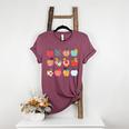 Art Apples Back To School For Teacher Student Women's Heather T-Shirt Heather Maroon Art Apples Back To School For Teacher Student Women's Heather T-Shirt Heather Maroon