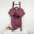 Back To School Checkered Apple Teacher Checkerboard Teacher For Men Women Girls Kids Women's Heather T-Shirt Heather Maroon