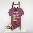 Back To School Teacher We Are Like A Box Of Crayons Women's Heather T-Shirt Heather Maroon Back To School Teacher We Are Like A Box Of Crayons Women's Heather T-Shirt Heather Maroon