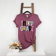 Back To School Third Grade Teacher First Day Of 3rd Grade Women's Heather T-Shirt Heather Maroon Back To School Third Grade Teacher First Day Of 3rd Grade Women's Heather T-Shirt Heather Maroon