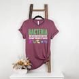 Bacteria Culture Biology Science Teacher Biologist Women's Heather T-Shirt Heather Maroon