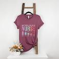 Battery Life Of A Nurse School Teacher Appreciation Women's Heather T-Shirt Heather Maroon Battery Life Of A Nurse School Teacher Appreciation Women's Heather T-Shirt Heather Maroon