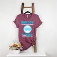 Biology Facts Science Teacher Student Biologist Women's Heather T-Shirt Heather Maroon