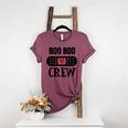 Boo Boo Crew First Aid School Nurse Day Care Teacher Women's Heather T-Shirt Heather Maroon