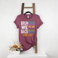 Bruh We Back Bruh No Cap We'Re Back Teacher Student Women's Heather T-Shirt Heather Maroon