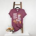 Bruh The Math Ain't Mathin' Show Your Work Halloween Teacher Women's Heather T-Shirt Heather Maroon Bruh The Math Ain't Mathin' Show Your Work Halloween Teacher Women's Heather T-Shirt Heather Maroon