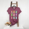 Bunny Reading Books Easter Day Librarian Teacher Book Women's Heather T-Shirt Heather Maroon Bunny Reading Books Easter Day Librarian Teacher Book Women's Heather T-Shirt Heather Maroon