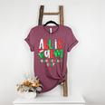 All Calm Said No Teacher Teacher Christmas Lights Women's Heather T-Shirt Heather Maroon