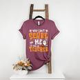 You Can't Scare Me I'm A Teacher Halloween Spooky Season Women's Heather T-Shirt Heather Maroon