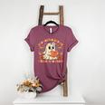 You Can't Scare Me I Teach Fifth Grade Halloween Teacher Women's Heather T-Shirt Heather Maroon