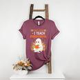 You Cant Scare Me I Teach Preschool Halloween Teacher Women's Heather T-Shirt Heather Maroon You Cant Scare Me I Teach Preschool Halloween Teacher Women's Heather T-Shirt Heather Maroon