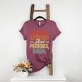 Capital Letters And Periods Bruh Teacher Grammar Kids Women's Heather T-Shirt Heather Maroon
