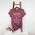 Capital Letters And Periods Bruh Bruh Teacher Women Women's Heather T-Shirt Heather Maroon