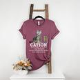 Cation Chemistry Humor Science Teacher Cat Pun Women's Heather T-Shirt Heather Maroon Cation Chemistry Humor Science Teacher Cat Pun Women's Heather T-Shirt Heather Maroon