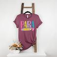 Colorful PARA Teacher Paraprofessional Cute Pencil Women's Heather T-Shirt Heather Maroon Colorful PARA Teacher Paraprofessional Cute Pencil Women's Heather T-Shirt Heather Maroon