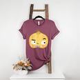 The Cool Bean Good Egg Teacher Halloween Costume Food Group Women's Heather T-Shirt Heather Maroon