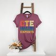 CTE Teacher Education Career Technical Women's Heather T-Shirt Heather Maroon CTE Teacher Education Career Technical Women's Heather T-Shirt Heather Maroon
