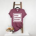 Cuban Language Teacher Women's Heather T-Shirt Heather Maroon Cuban Language Teacher Women's Heather T-Shirt Heather Maroon