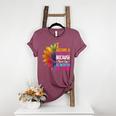 Cute I Became A Teacher Because Your Life Is Worth My Time Women's Heather T-Shirt Heather Maroon