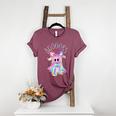Cute Ghost Book Reading Halloween Teacher Top Girls Women Women's Heather T-Shirt Heather Maroon