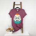 Cute Good Egg Teacher Halloween Costume Food Group Women's Heather T-Shirt Heather Maroon