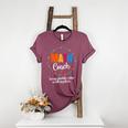 Cute Math Coach Teacher Mathematical Nerd School Women's Heather T-Shirt Heather Maroon Cute Math Coach Teacher Mathematical Nerd School Women's Heather T-Shirt Heather Maroon