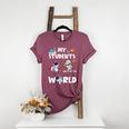 Cute Teacher My Students Are Out-Of This World Space Women's Heather T-Shirt Heather Maroon Cute Teacher My Students Are Out-Of This World Space Women's Heather T-Shirt Heather Maroon