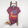 Diabetic Teacher Diabetes Awareness Insulin Blue Ribbon Women's Heather T-Shirt Heather Maroon Diabetic Teacher Diabetes Awareness Insulin Blue Ribbon Women's Heather T-Shirt Heather Maroon