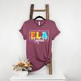 ELA Squad Teacher Back To School English Language Arts Women's Heather T-Shirt Heather Maroon ELA Squad Teacher Back To School English Language Arts Women's Heather T-Shirt Heather Maroon