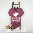 Faboolous Substitute Teacher Halloween Costume Women's Heather T-Shirt Heather Maroon