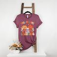 Fall In Love With Learning Shirt Autumn Thanksgiving Teacher Women's Heather T-Shirt Heather Maroon